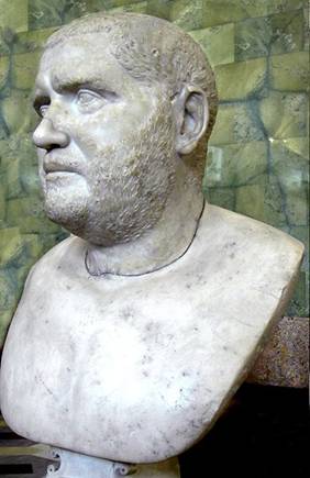 Balbinus opposition co-Emperor to Maximus Thrax ca 238 CE         The State Hermitage Museum St. Petersburg